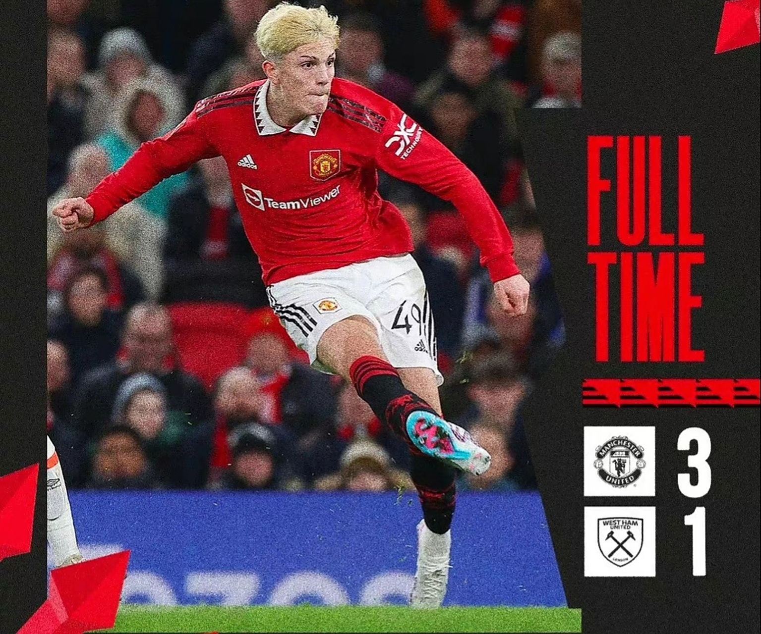 包含西汉姆联展现强大实力，大逆转取胜的词条