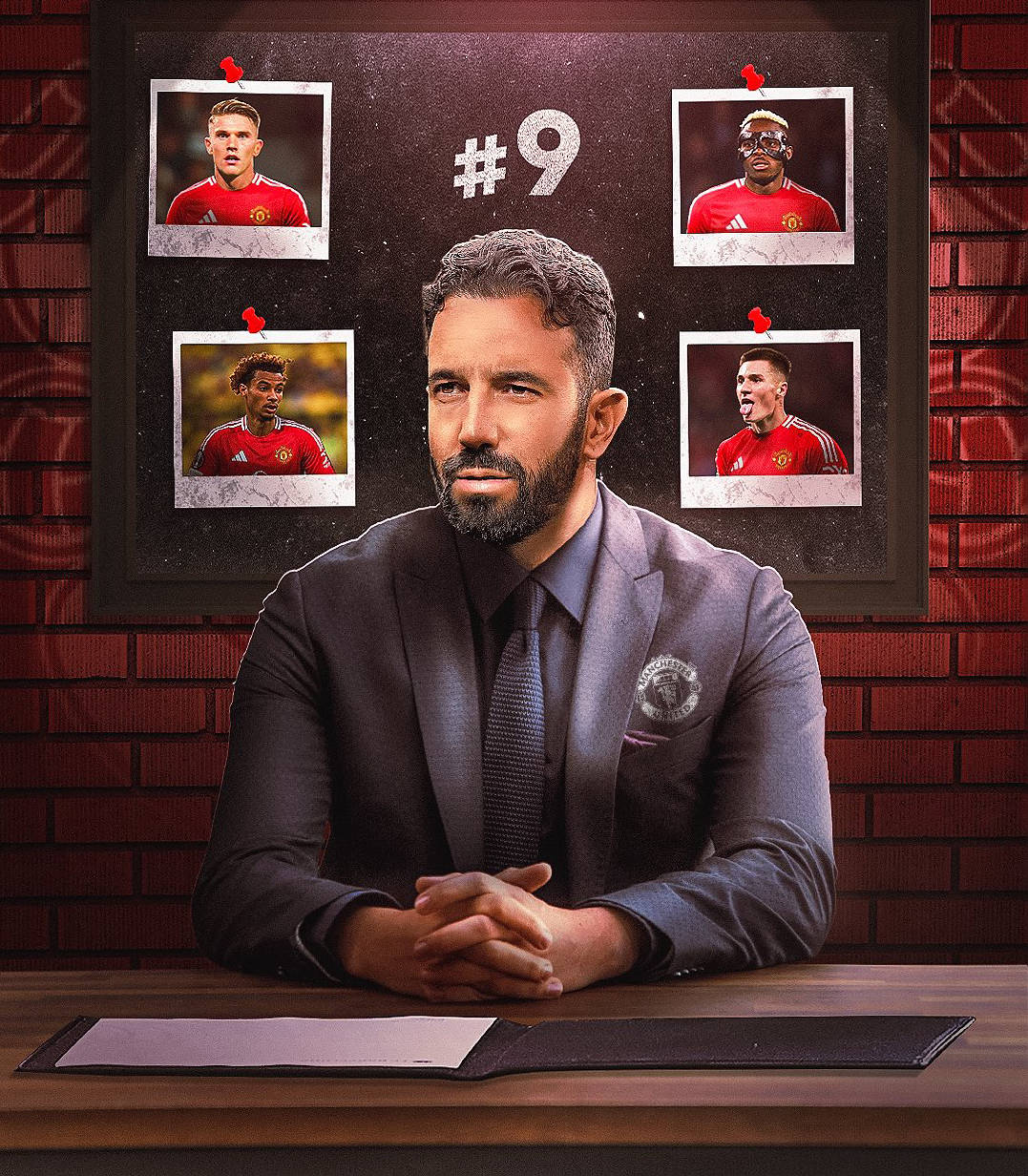 曼联中场接受采访，表示球队目标冠军